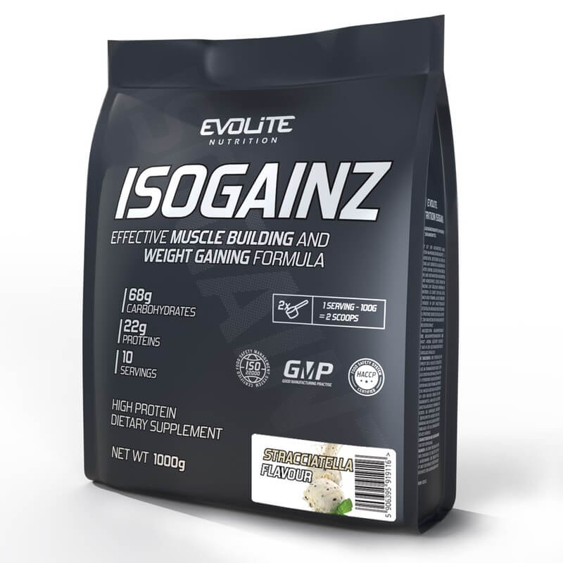 EVOLITE IsoGainz - 1000g Šokoladas-žemės riešutų sviestas