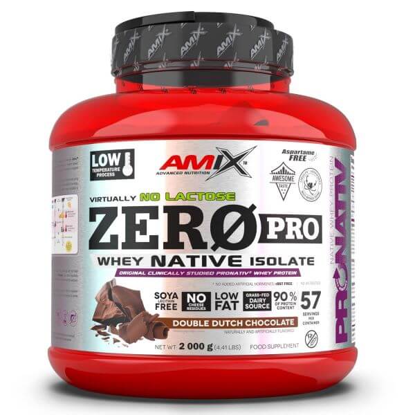 AMIX ZeroPro Protein - 2000g Šokoladas