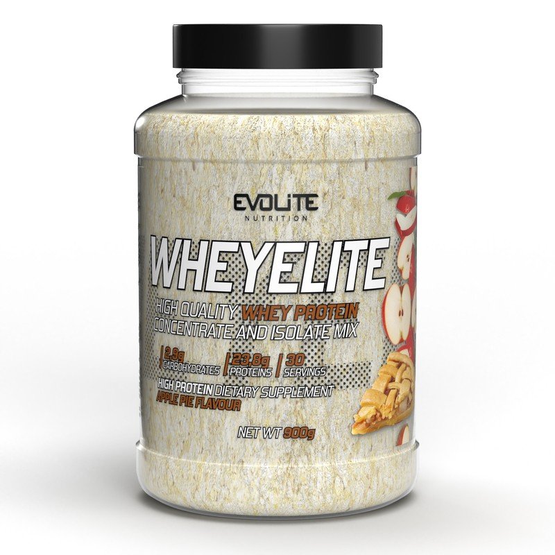 EVOLITE WheyElite - 900g Baltas šokoladas/avietės