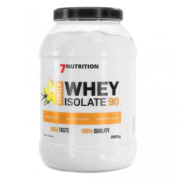 7 NUTRITION Whey Isolate 90 - 2000g Baltasis šokoladas