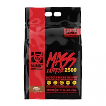 MUTANT Mass Extreme 2500 - 9070g Trigubas šokoladas