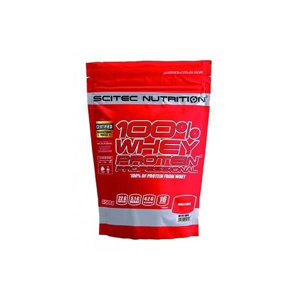SCITEC 100% Whey Protein Professional - 500g Braškė