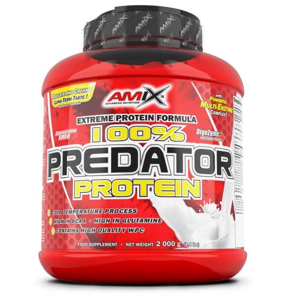 AMIX 100% PREDATOR Protein - 2000g Sausainiai
