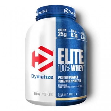 DYMATIZE Elite Whey Protein - 2100g Braškės