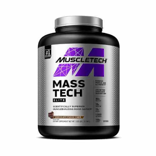 MUSCLETECH Mass Tech Elite - 3,2kg Braškės