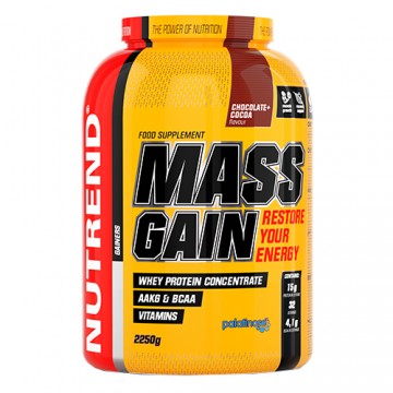 NUTREND Mass Gain - 2250g Šokoladas su kakava