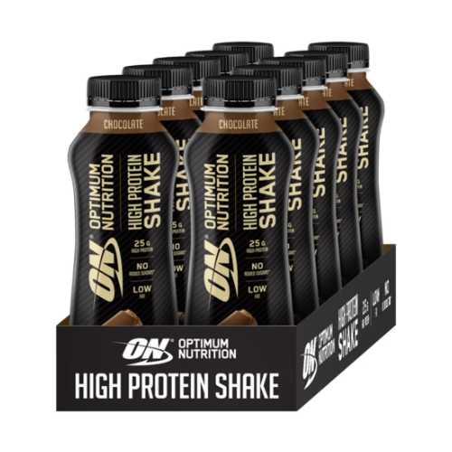 OPTIMUM NUTRITION High Protein Shake - 10x500ml Braškės