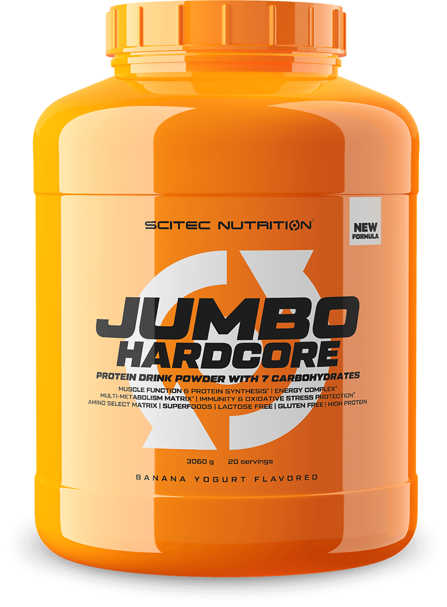 Scitec Jumbo Hardcore - 3060g (šokolado sk.)