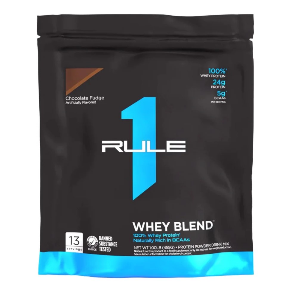 RULE1 R1 Whey Blend - 455g Šokoladinis pyragas