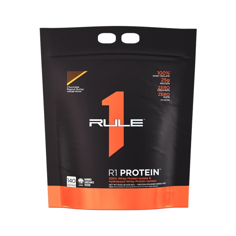 RULE1 R1 Protein - 4530g Šokoladas/žemės riešutų sviestas