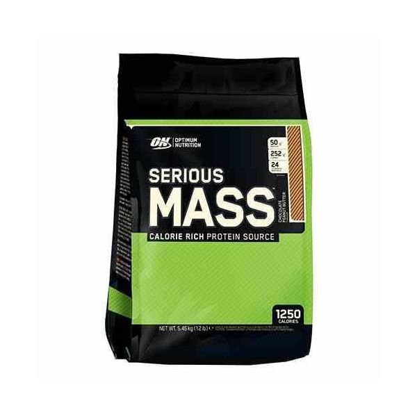 OPTIMUM NUTRITION Serious Mass - 5450g Šokoladinis žemės riešutų sviestas