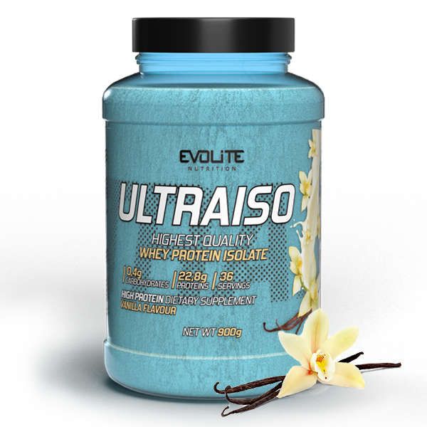 EVOLITE UltraIso - 900g Baltas šokoladas-avietės