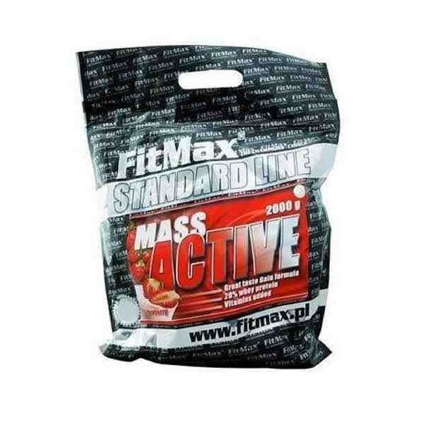 FITMAX Mass Active - 2000g Žemuogės