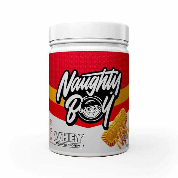 NAUGHTY BOY Advanced Whey - 900g Karameliniai biskvitai