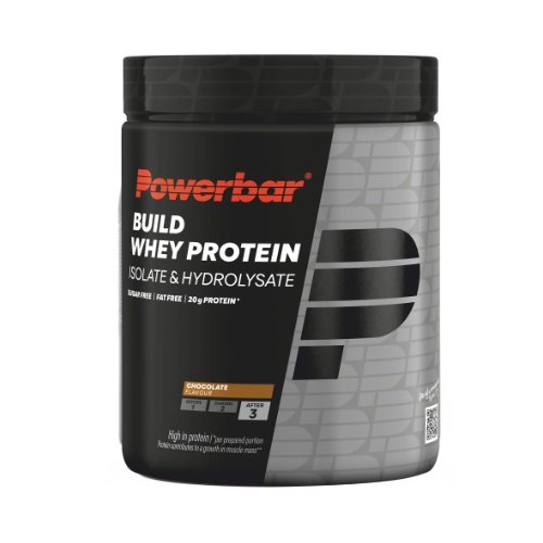 PowerBar Build Whey Protein Isolate powder 550g - Sausainių su kremu