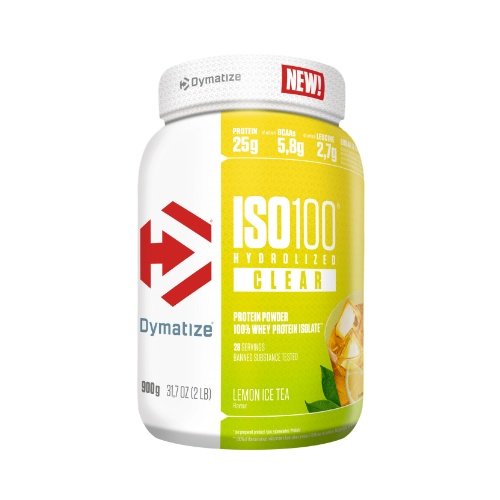 Dymatize ISO 100 Hydrolyzed Clear Whey protein 900g - Persikų