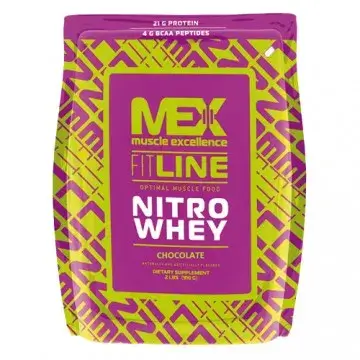 MEX Nitro Whey - 910g Braškės