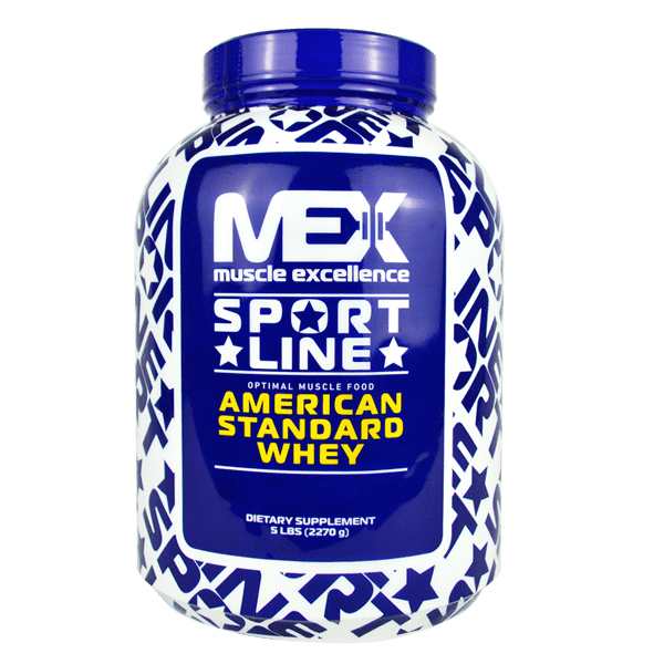 MEX American Standard Whey - 2270g Braškės