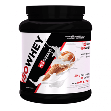 REDSUPPORT IsoWhey - 1020g Karameliniai ledai