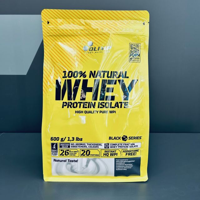 Olimp 100% Natural Whey Protein Isolate - 600g
