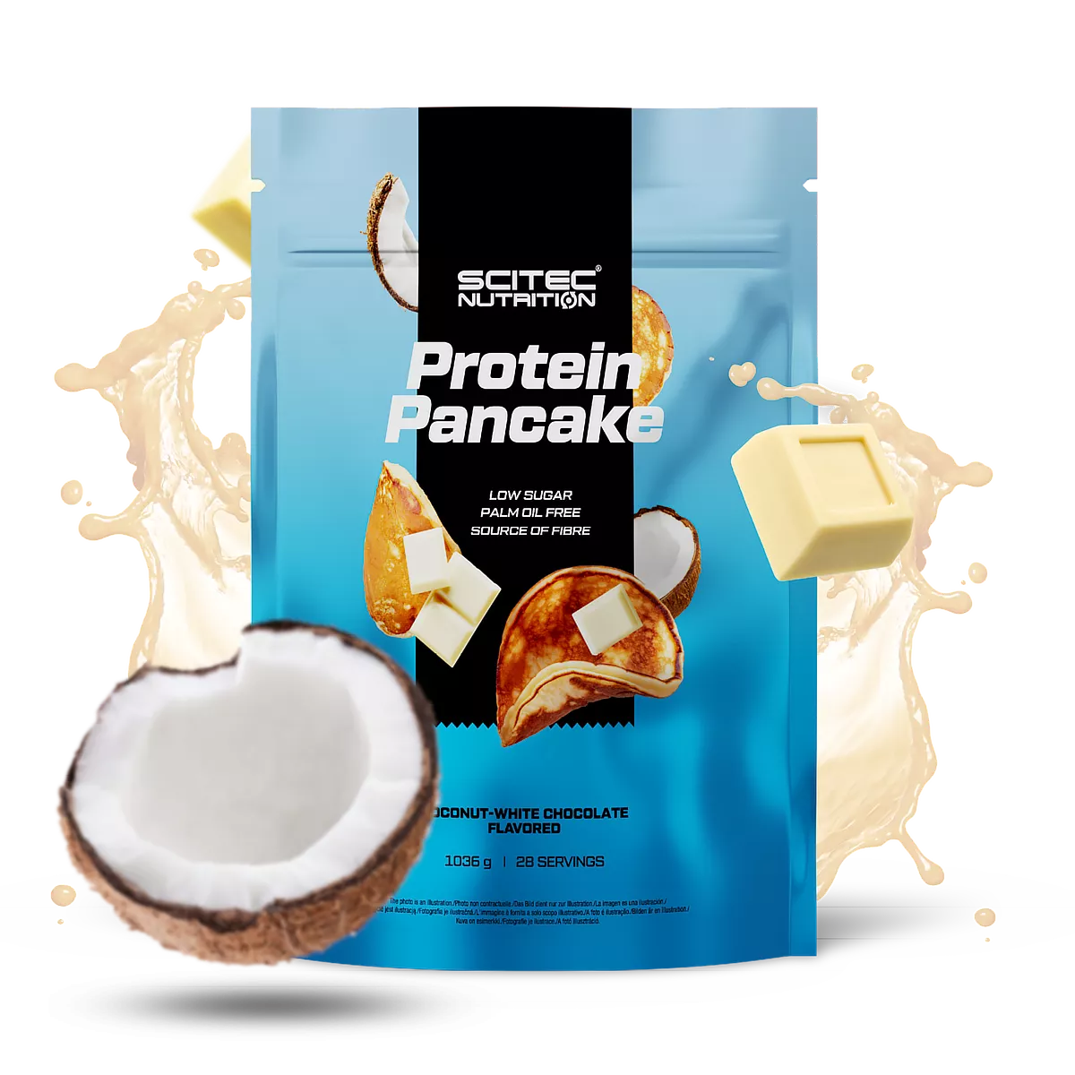 Scitec Protein Pancake 1036 g. - Šokolado-bananų skonis