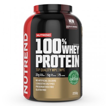 NUTREND 100% Whey Protein - 2250g Sausainių kremas