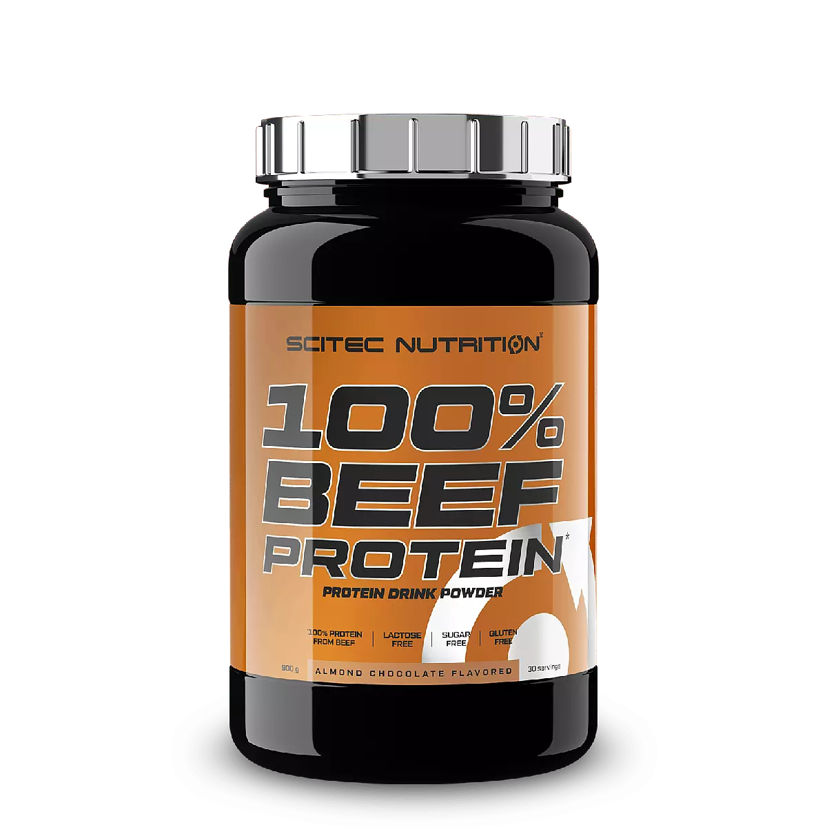 Scitec 100% Beef Protein 900 g. - Almond Chocolate skonis