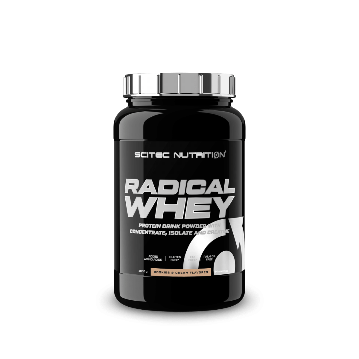 Scitec Nutrition Radical Whey 1000 g. - Cookies & cream skonis