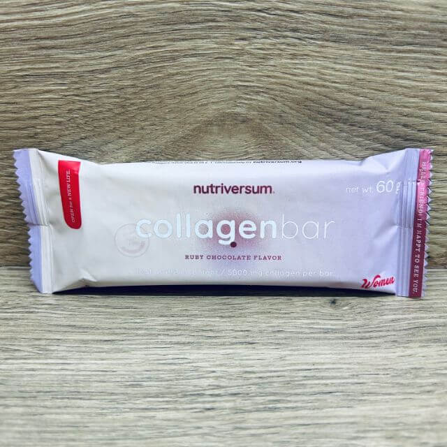 Nutriversum Collagen Bar (rožinio šokolado skonio) - 60g