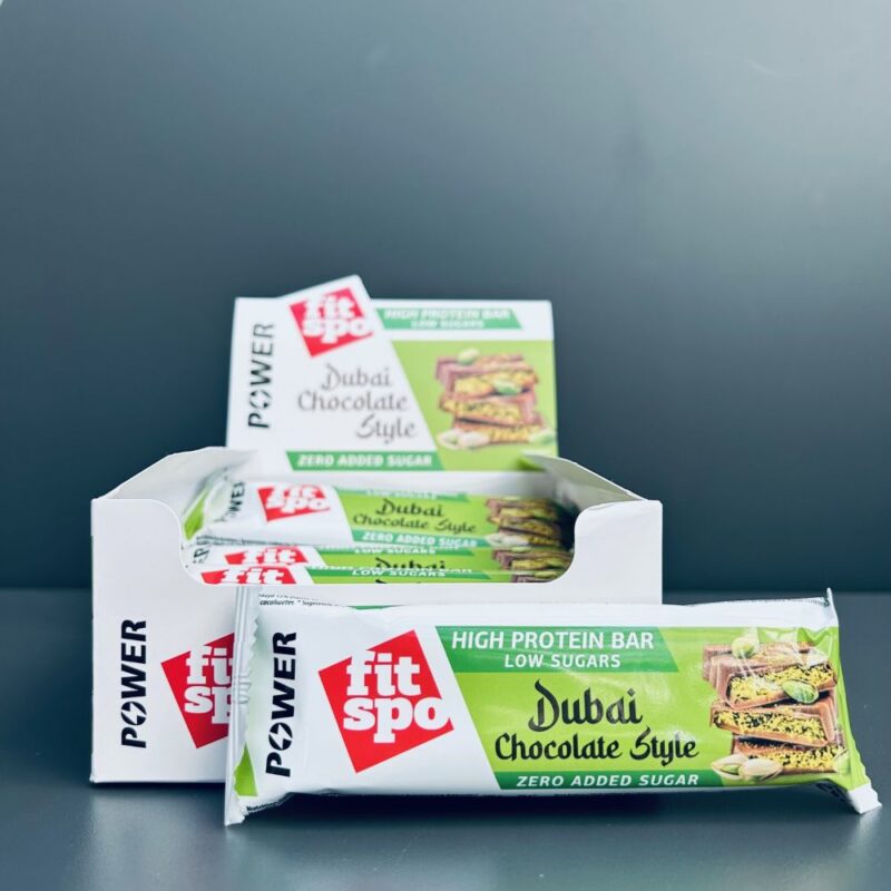 FitSpo Power Protein Bar (Dubai Chocolate) - 50g