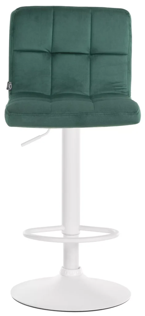 Baro kėdė "Peru velvet" balta