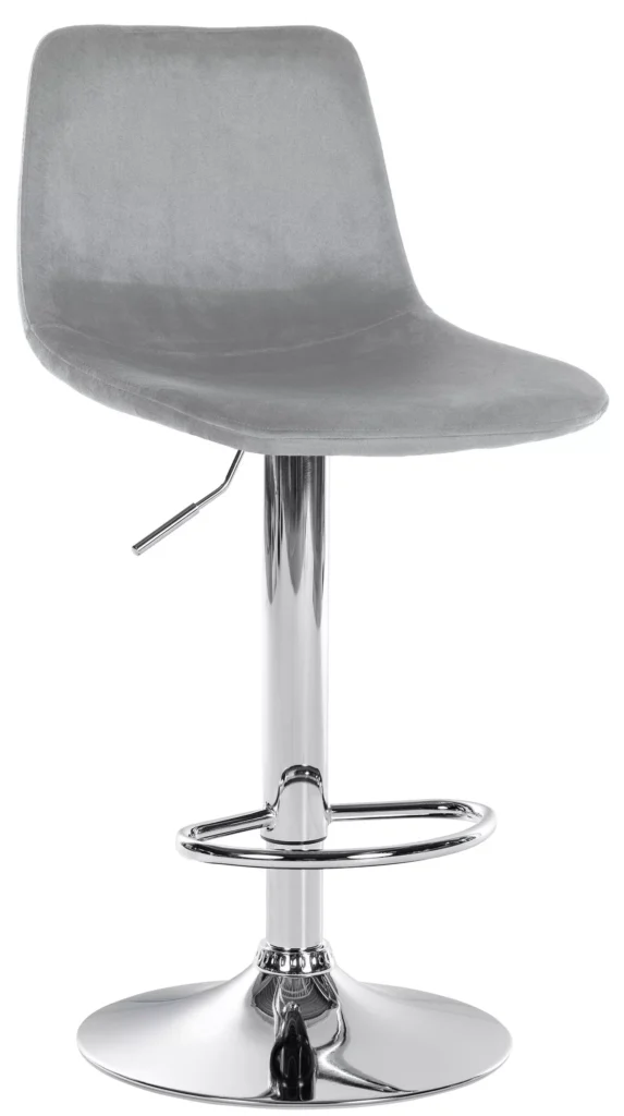 Baro kėdė "Divo Velvet Chrome