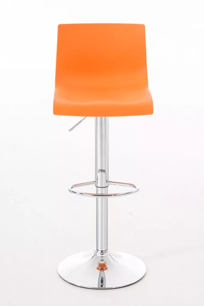 2 baro kėdžių rinkinys "Hoover" plastikinis chromas