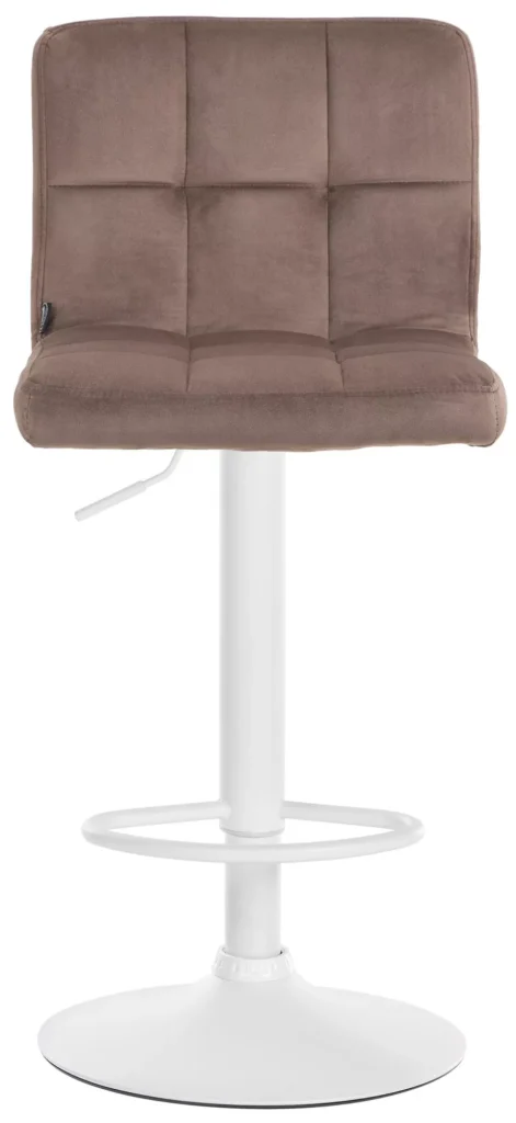 Baro kėdė "Peru velvet" balta