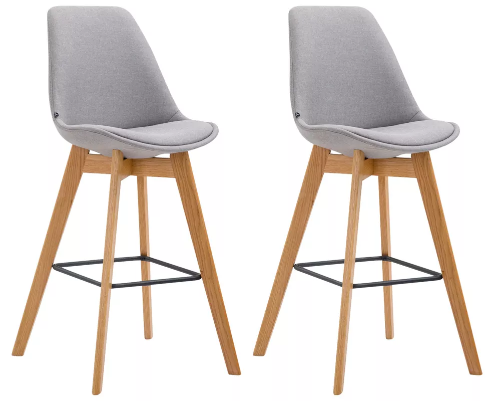 2 baro kėdžių rinkinys Metz fabric natura