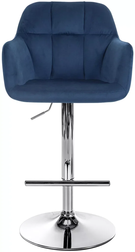 Baro kėdė "Natoma Velvet" chromuota