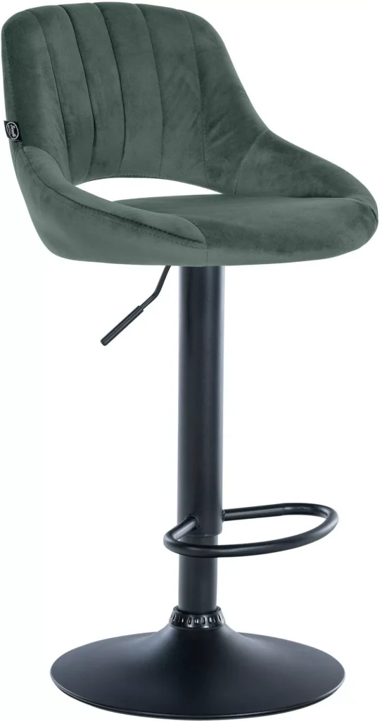 Baro kėdė "Milet velvet" juoda
