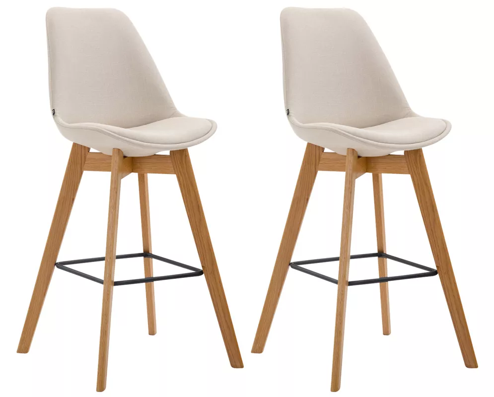 2 baro kėdžių rinkinys Metz fabric natura