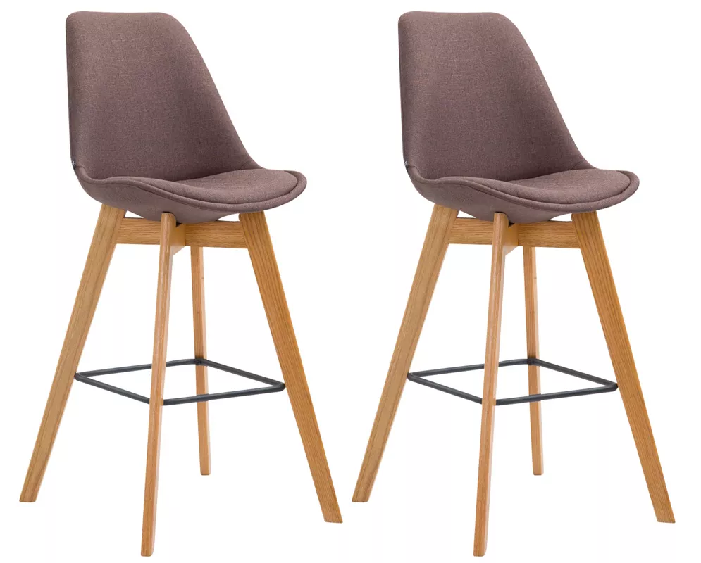 2 baro kėdžių rinkinys Metz fabric natura