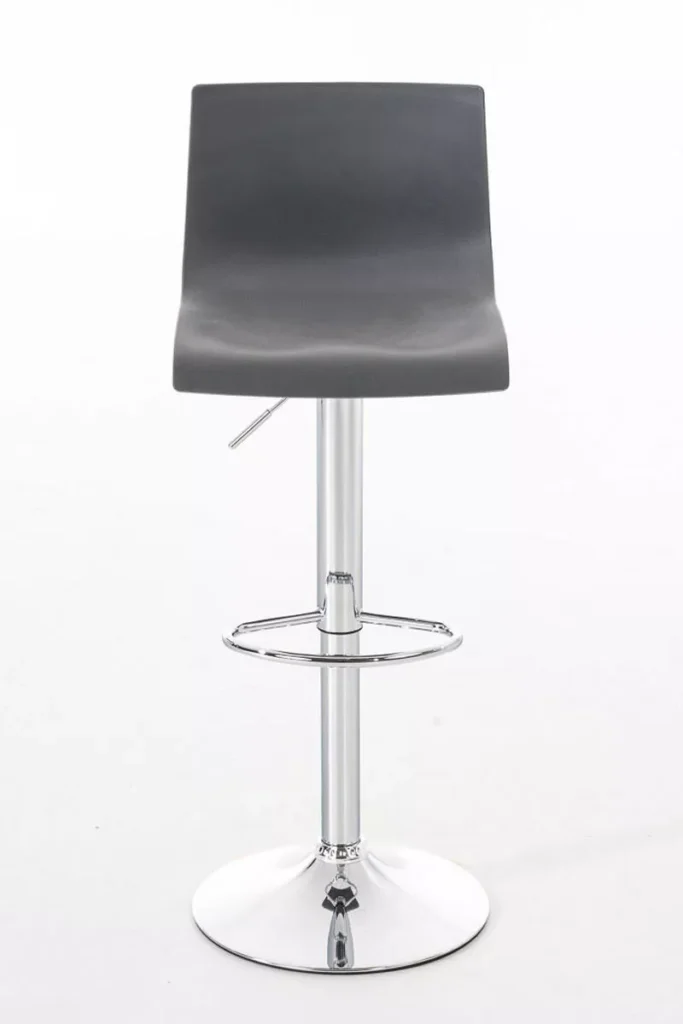 2 baro kėdžių rinkinys "Hoover" plastikinis chromas