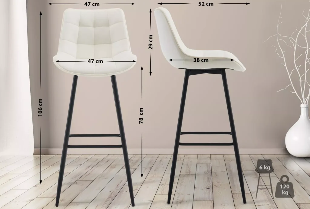 2 baro kėdžių rinkinys Dartford velvet