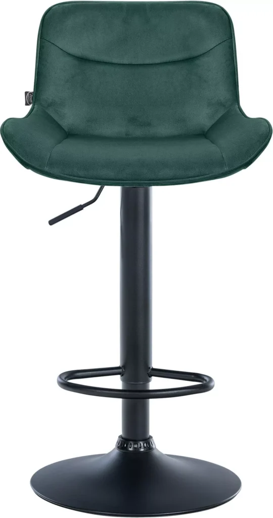 Baro kėdė Vonore velvet juoda