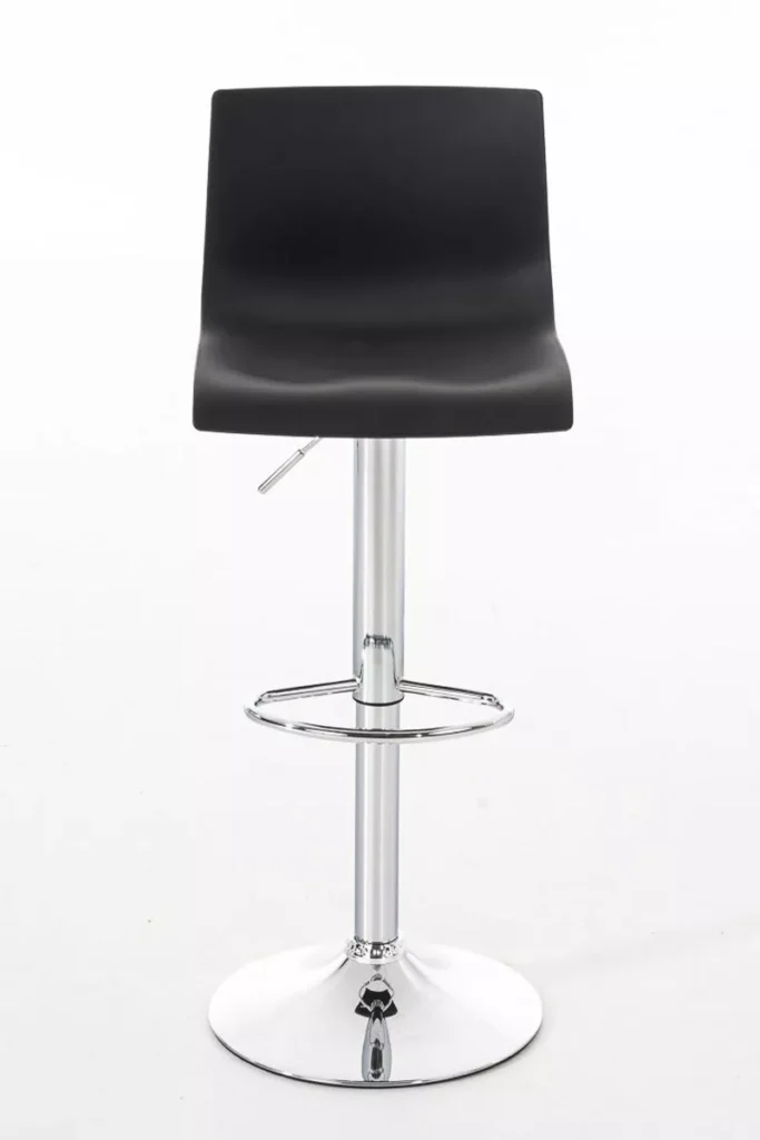 2 baro kėdžių rinkinys "Hoover" plastikinis chromas