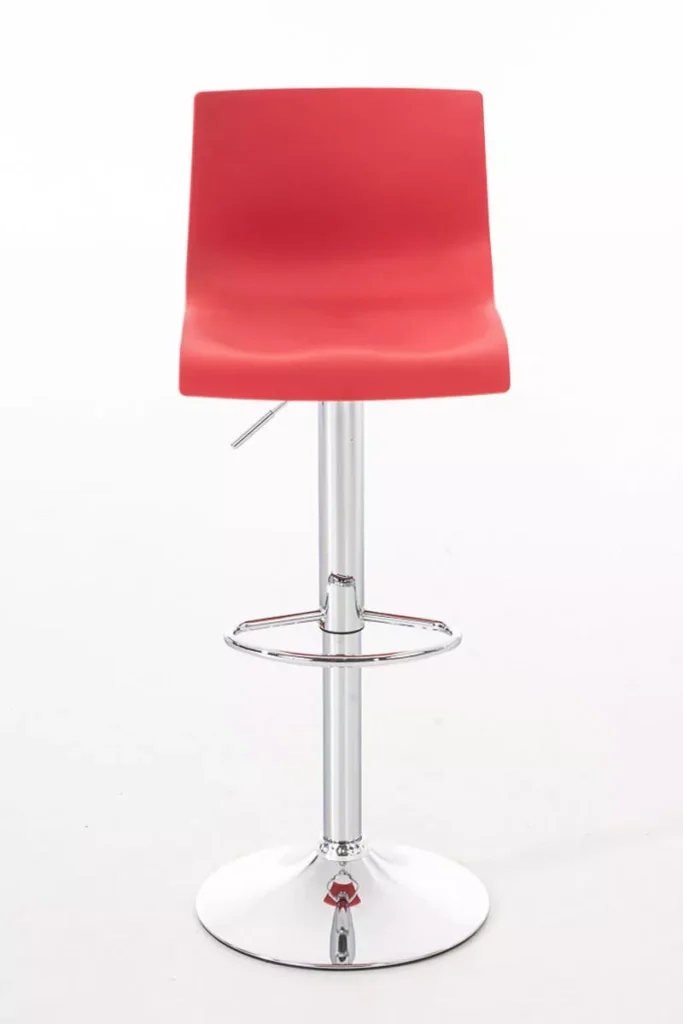 2 baro kėdžių rinkinys "Hoover" plastikinis chromas