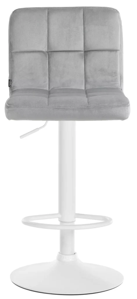 Baro kėdė "Peru velvet" balta