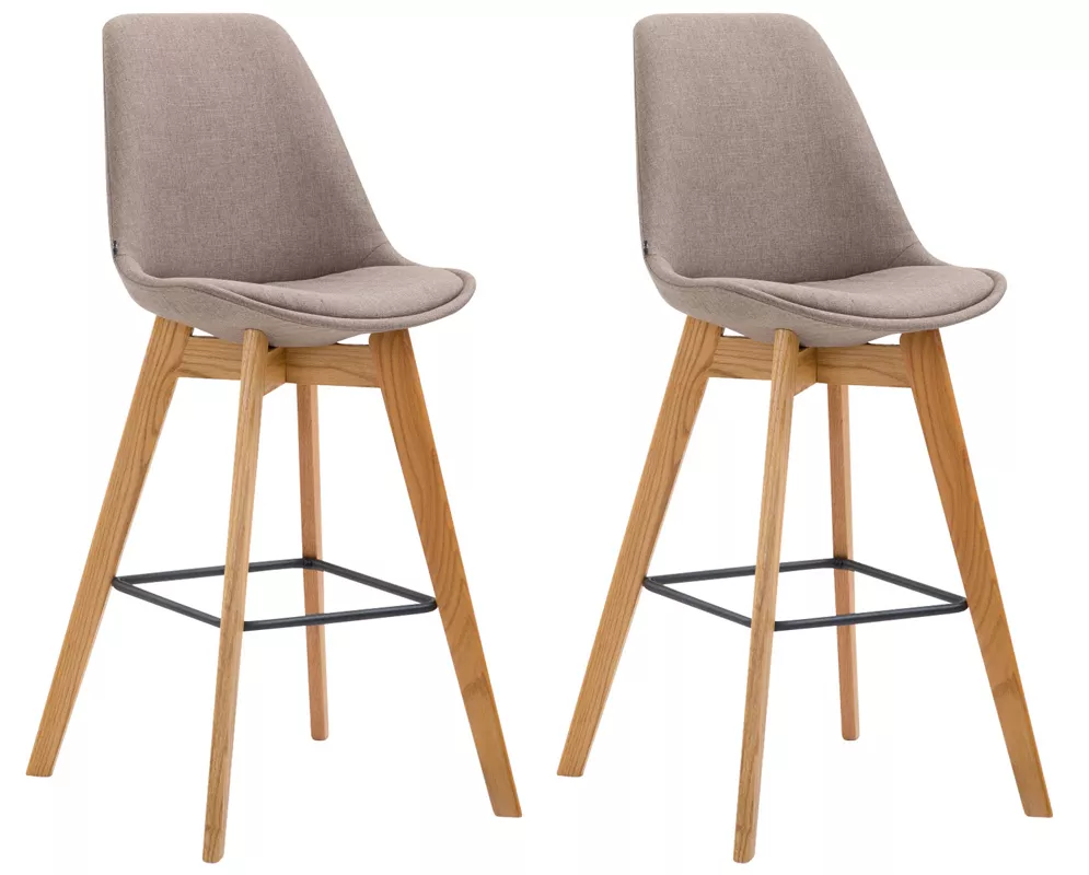 2 baro kėdžių rinkinys Metz fabric natura