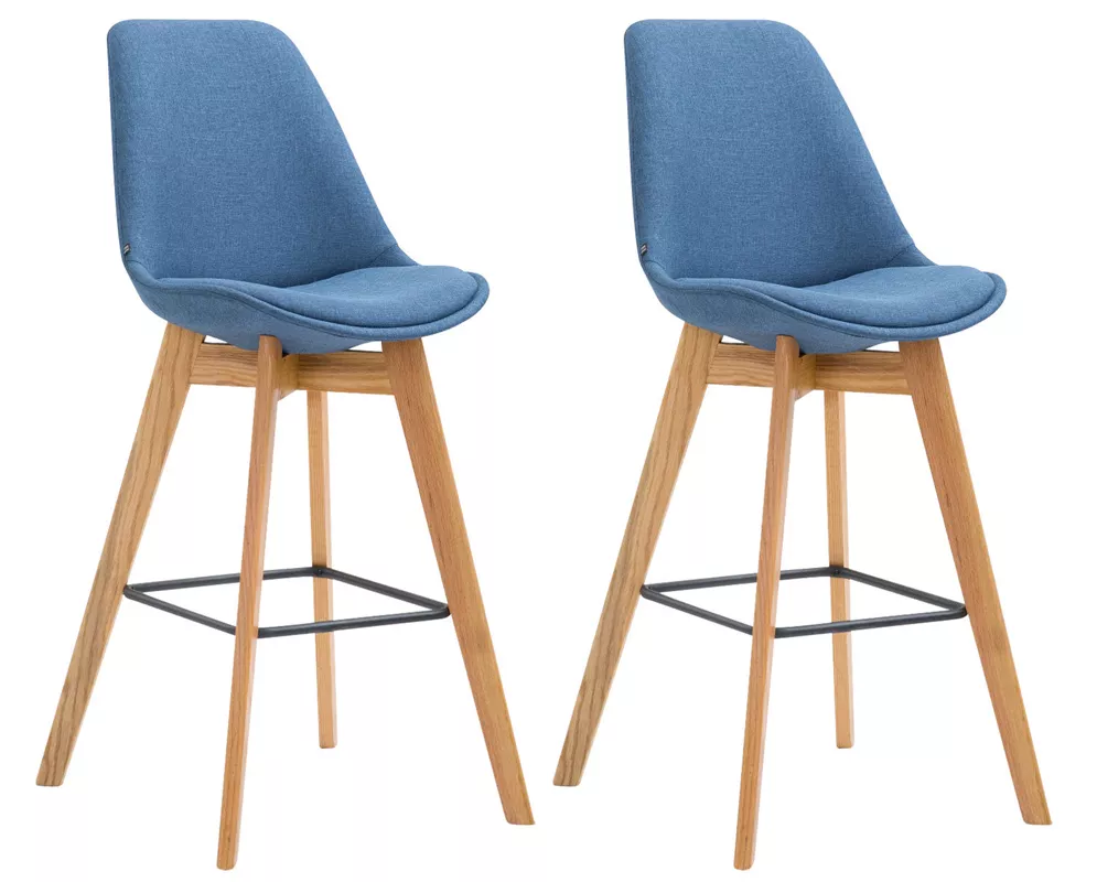 2 baro kėdžių rinkinys Metz fabric natura