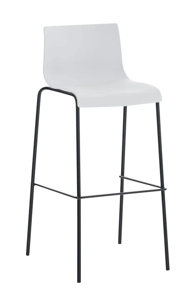 Baro kėdė "Hoover" 4 pėdų rėmas juodas