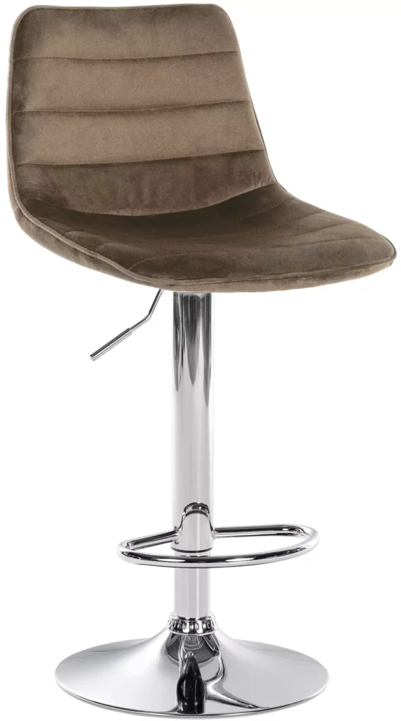 Baro kėdė "Lex velvet chrome