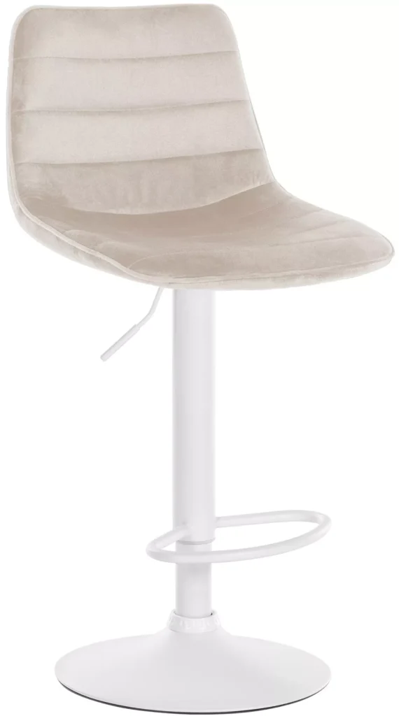 Baro kėdė "Lex velvet" balta